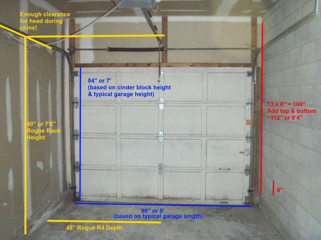 Garage Home Gym - Rogue R4 Power Rack Garage Home Gym - Rogue R4 Power Rack