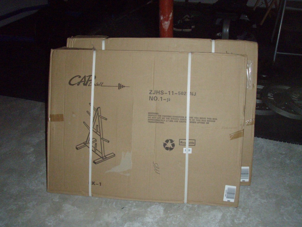 Cap Barbell RK1 Standard Plate Rack Box Cap Barbell RK1 Standard Plate Rack Box